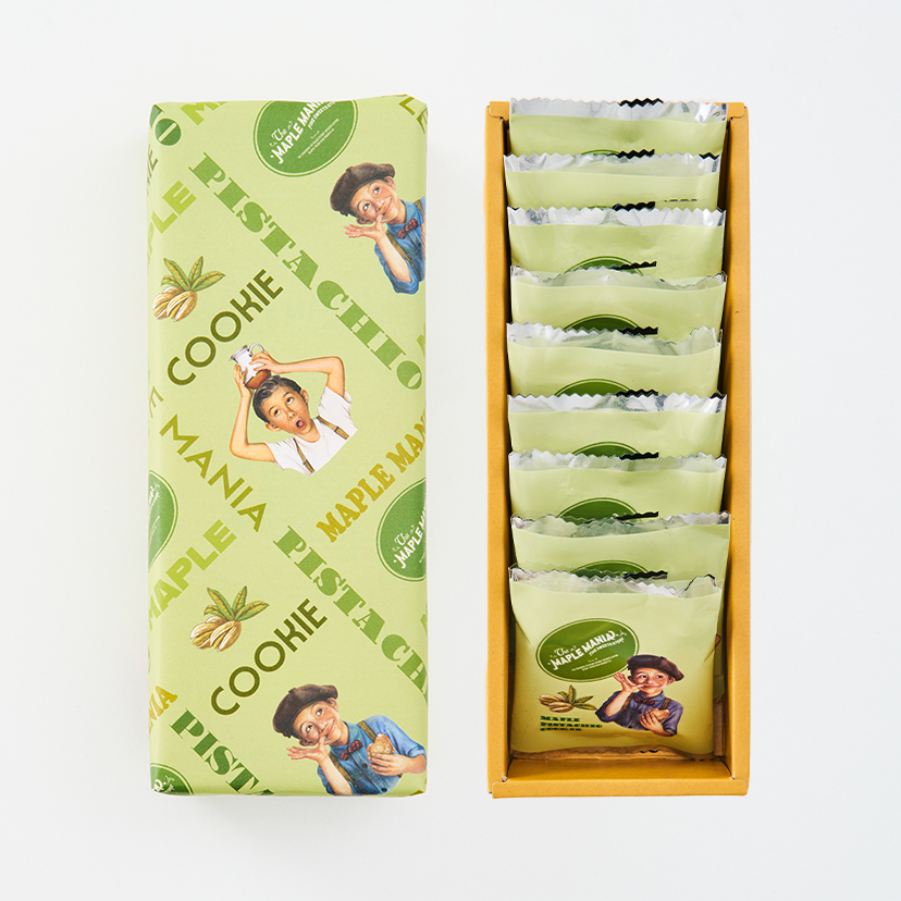 日本MAPLE MANIA疯狂男孩枫糖黄油味饼干开心果费南雪蛋糕零食