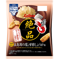 日本Calbee卡乐比绝品かっぱえびせん 薯片扇贝芥末味 休闲零食