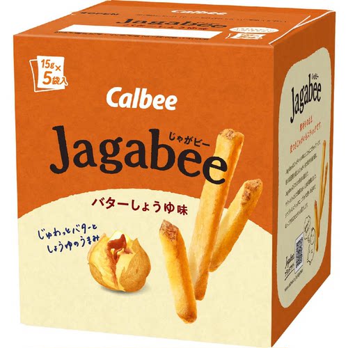 新品日本Calbee卡乐比 Jagabee 薯条沙拉味黄油味杯装休闲零食