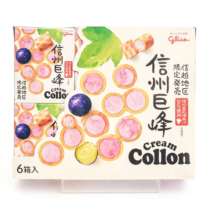 新品格力高 信州地区限定 Collon 巨峰葡萄口味 盒装