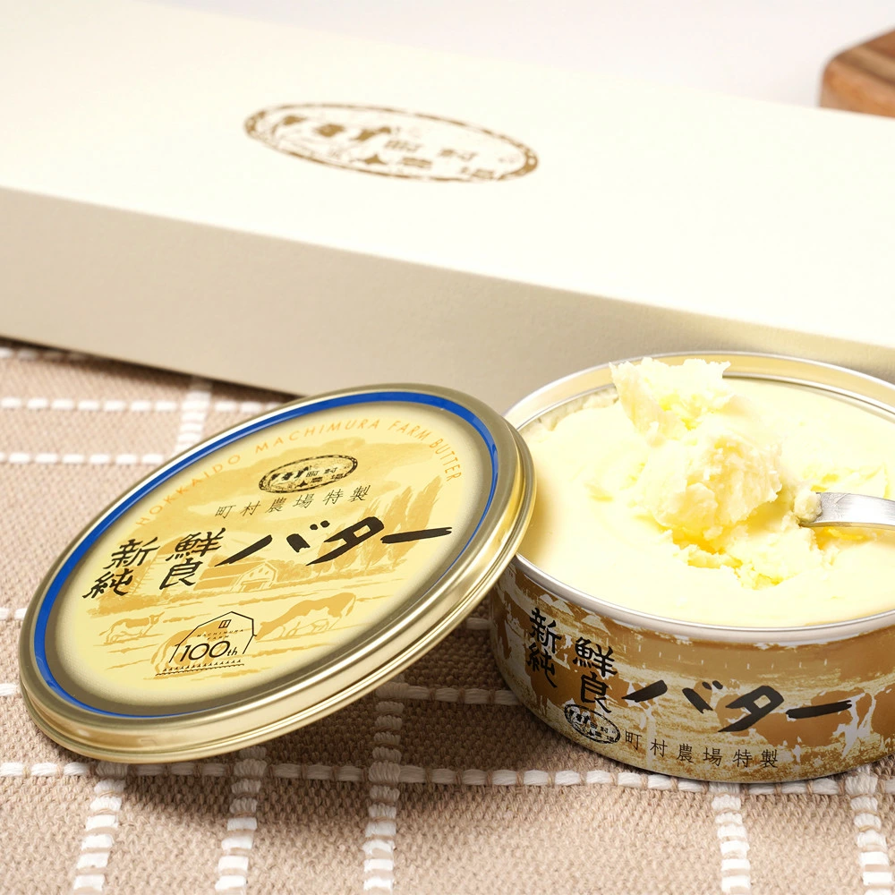 日本进口北海道 百年老铺町村农场農場超浓郁生乳黄油盒装