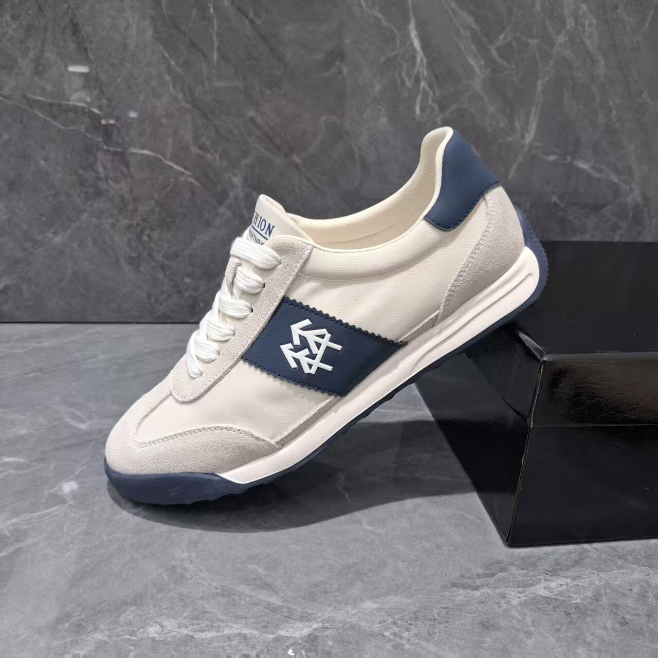 轻便鞋2026新款男式阿甘布鞋潮牌休闲鞋百搭透气软底时尚运动男鞋