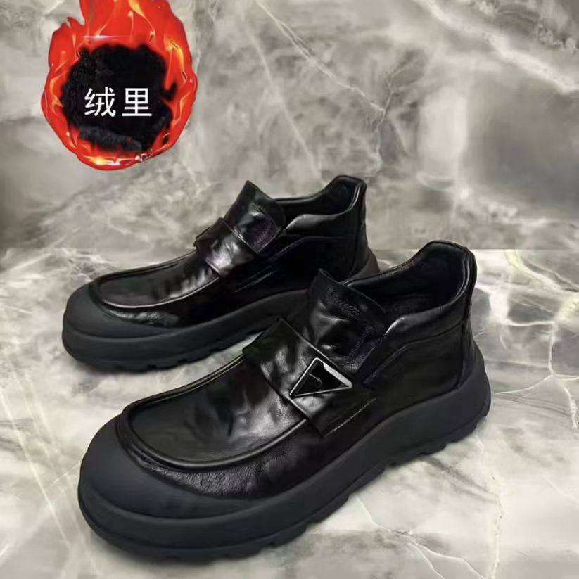 高品质冬季加绒保暖高帮男鞋时尚潮流百搭棉鞋男厚底真皮休闲皮鞋,流行男鞋,棉鞋,淘宝优惠券,粉丝福利购,淘宝优惠卷