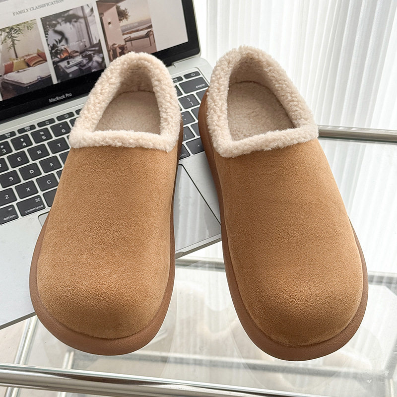 男款勃肯鞋2025冬新款加绒保暖懒人豆豆鞋韩版皮面百搭男鞋青春鞋,流行男鞋,软木鞋/勃肯鞋,淘宝优惠券,粉丝福利购,淘宝优惠卷