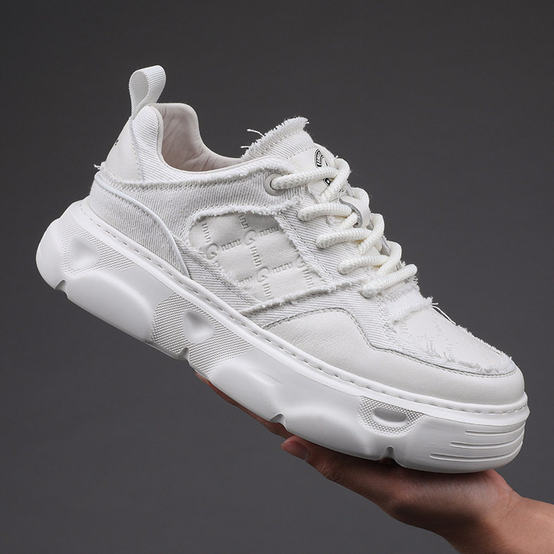 潮牌男鞋2026春季休闲运动厚底老爹鞋男士真皮小白鞋板鞋潮流爆款,流行男鞋,老爹鞋,淘宝优惠券,粉丝福利购,淘宝优惠卷