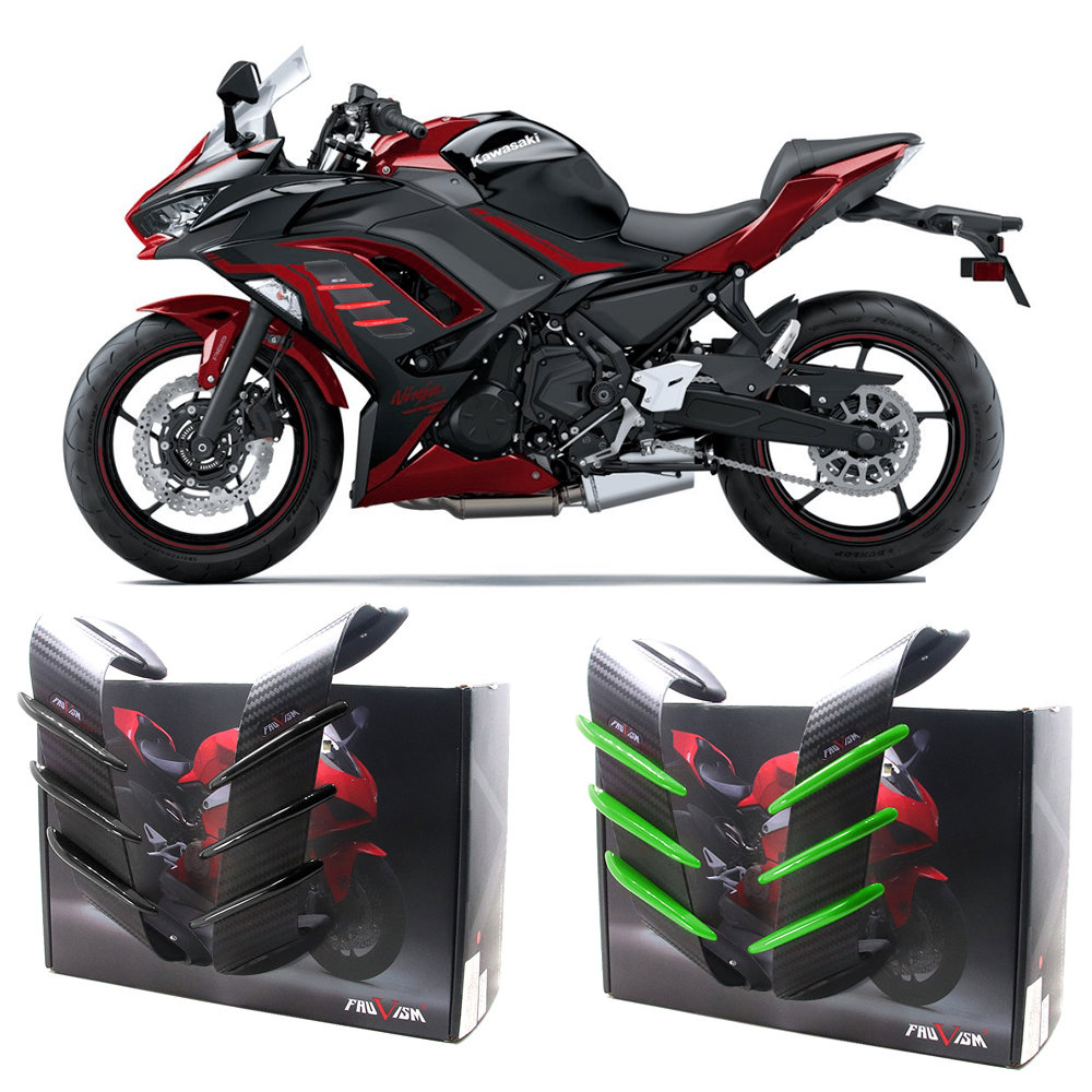 川崎忍者趴赛定风翼导流板改装件