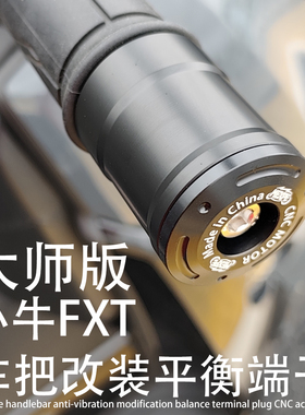 FXT2025适用小牛 大师版 FXT Ultra改装车把防震防抖平衡端子堵头