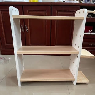 多层收纳架整理架子桌面置物架洞洞板桌上书架办公室工位学生书架