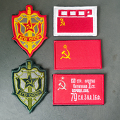 包类配饰士气章 苏联CCCP胜利旗刺绣克格勃魔术贴徽章布贴军迷服装