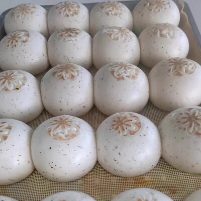 陕西旬邑纯手工老碱面发酵花子馍花椒狗舌头烧馒头每箱30个礼盒装