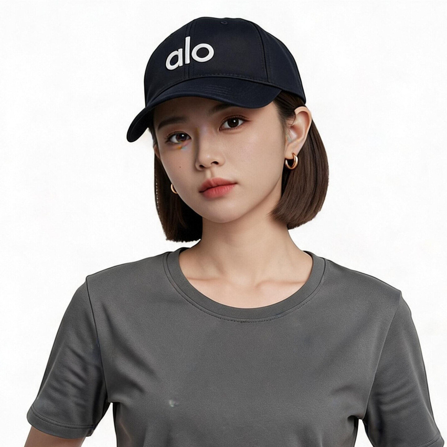 ALO帽子正品代购2026新款男女款防晒显脸小硬顶棒球帽夏天鸭舌帽