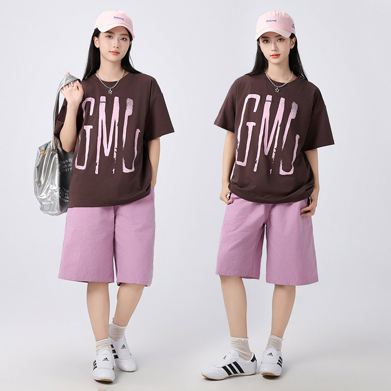 胖女童夏季套装2026新款