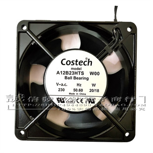 ac230V W00 A12B23HTS Costech全新正品 机柜散热风扇12038 18W