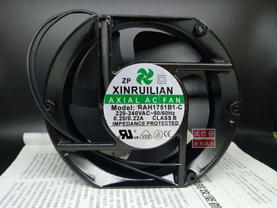 原装欣瑞联RAH1751B1-C 17251 220V 0.2A 17CM变频器风扇机柜风扇