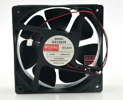 原装 MEIXING GX12038 24V 0.30A 12CM 电焊机 切割 变频器风扇