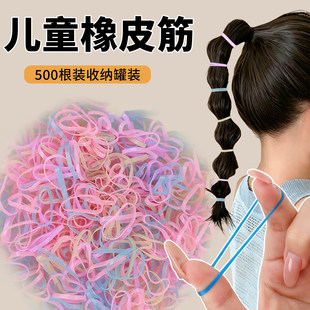 儿童一次性橡皮筋扎头发头绳无扎痕不勒发圈女高级感宝宝发绳头饰