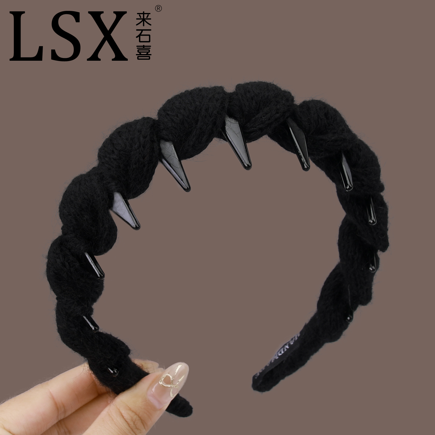 毛线头箍女2025新款高端碎发卡