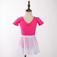 Красный, шифоновый, короткий рукав