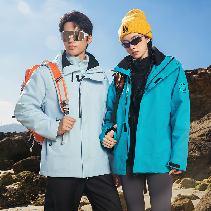 冲锋衣三合一工作服定制LOGO冲锋衣定制/加工