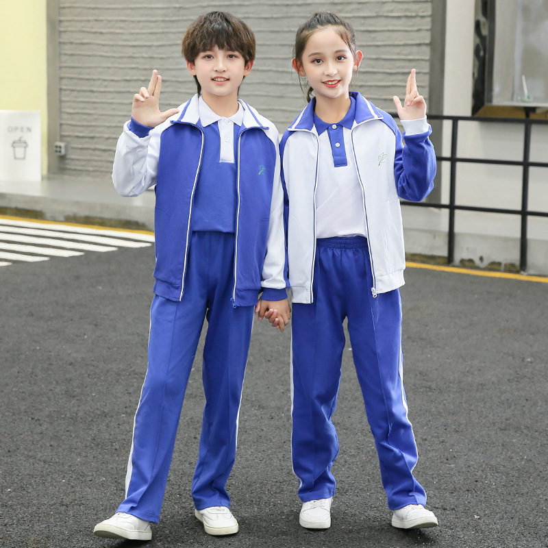 深圳校服小学男女春秋冬装夏季短长袖裤子加绒加厚水貂摇粒绒速干