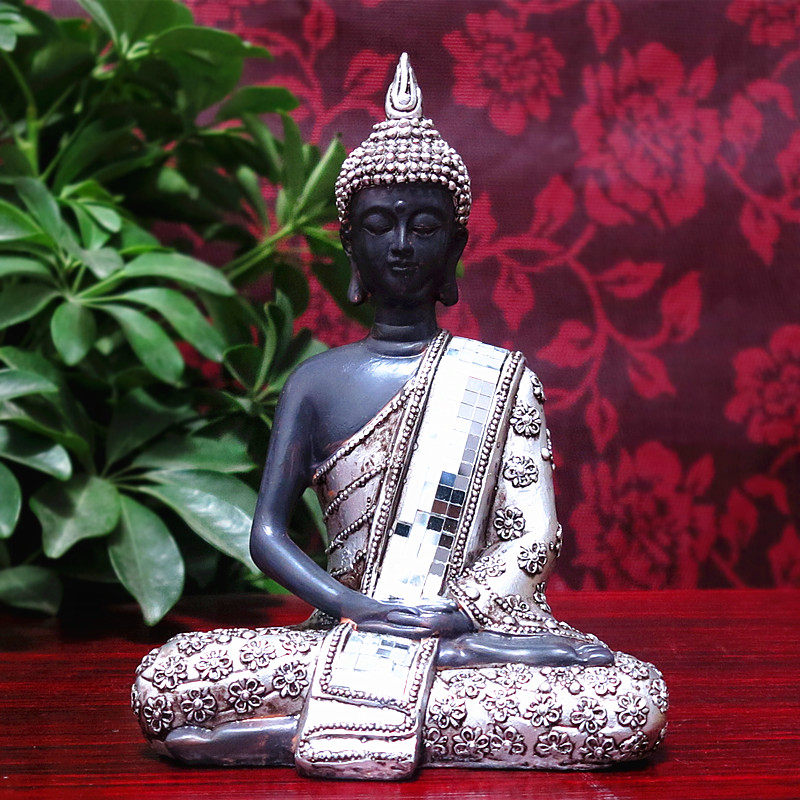 泰式佛像坐佛摆件 东南亚家居装饰摆设 创意泰国工艺品软装饰品