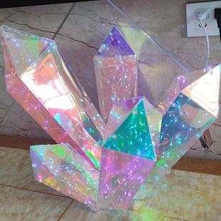 幻彩钻石灯饰 冰柱定制 圣诞节新年婚礼婚庆摆件橱窗道具舞台场景
