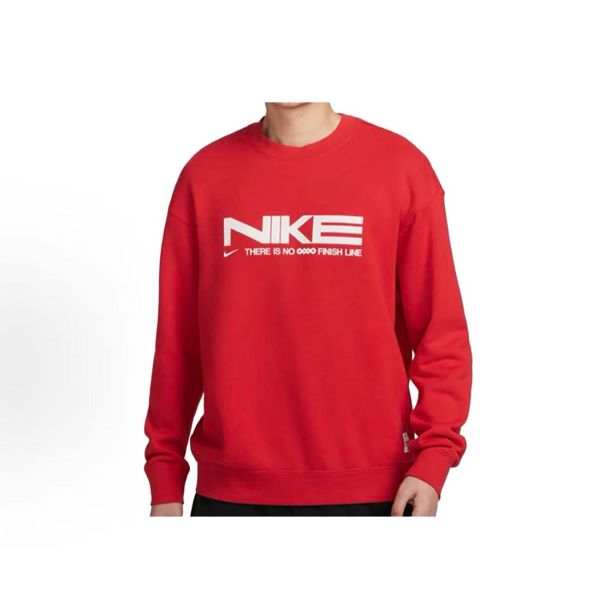 NIKE耐克 Sportswear 蛇年舒适男款红色圆领长袖卫衣 IB5450-657