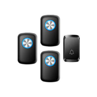 门铃无线家用超远距离一拖三老人病人呼叫器防水电子门玲遥控智能