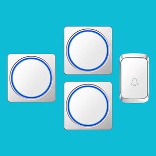 无线电门铃一拖三家用门铃远距离电子智能遥控门铃呼叫器