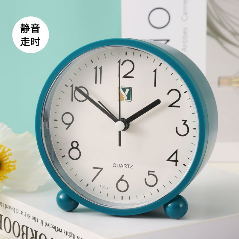 鬧鐘可愛靜音走時學生用