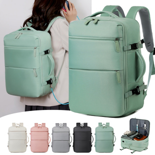 背包女士双肩包男款学生登山包书包旅游行李包大容量多功能电脑包