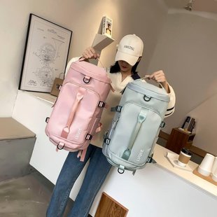 旅行包大容量女双肩轻便休闲旅游包男印花背包韩版 多功能行李包潮