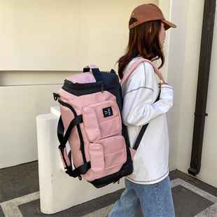 手提多用双肩背包男士 电脑书包学生潮牌行李包大容量出差旅行包女