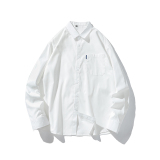 五色男生港风长袖纯色宽松ins情侣外套大码衬衫3020P30，男装衬衫，星座101C（原电商A011-3）