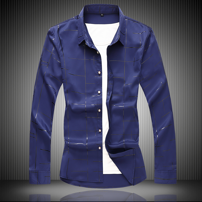 2025秋季新款加大码男士烫金衬衫衬衣长袖黑底1236P50，男装衬衫，星座101C（原电商A011-3）