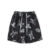 夏季新款冰丝大码情侣套装沙滩衬衫短袖沙滩裤TZ6713P58，男装T恤，星座101C（原电商A011-3）