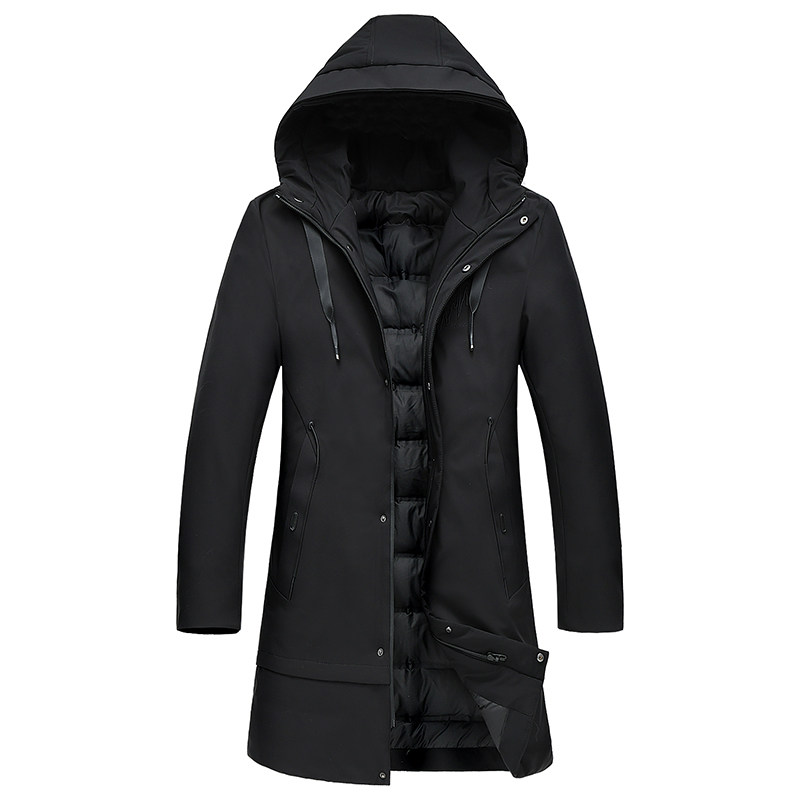 冬季大码男士羽绒服90绒绣花风休闲棉衣外套1801P265，男装羽绒服，星座101C（原电商A011-3）