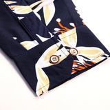 新款加大码男士花衬衫休闲外套灰墙1210P38，男装衬衫，星座101C（原电商A011-3）