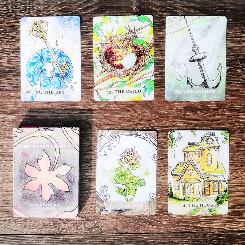 油墨女神雷诺曼ink witchlenormand油墨女神利诺曼利诺曼43张牌卡