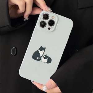 猫语呢喃适用于iPhone17Promax苹果16promax手机壳15Pro高级感13小众12可爱11创意卡通14plus硬壳防摔保护套