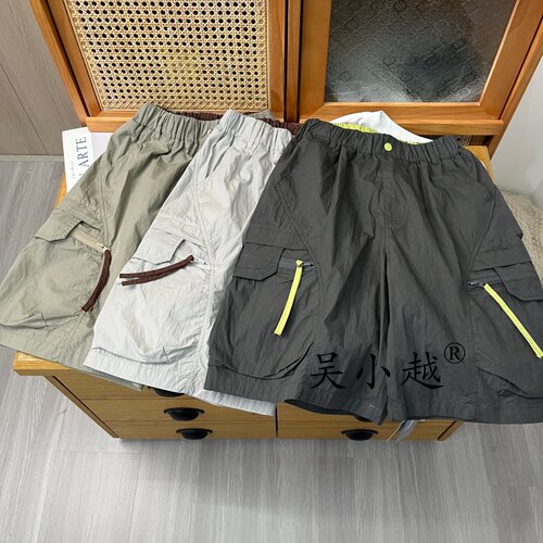 吴小越w2488男童休闲工装短裤男孩新款儿童中大童薄款中裤五分裤