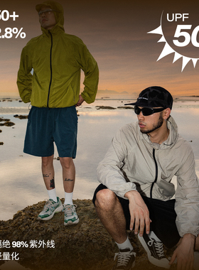 OD/DARKNESS 2026夏户外UPF50+防晒轻量3M反光凉感插肩连帽皮肤衣