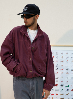 OD/ORANGEDRAGON 2025秋水洗做旧复古Cleanfit休闲哈林顿夹克外套