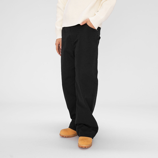 2025冬OFFICE工作室纯色简约全棉高级直筒休闲裤 ORANGEDRAGON