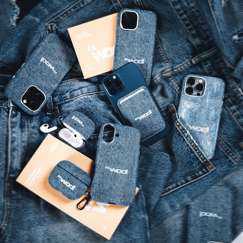 ODxW11联名牛仔布手机耳机壳卡包