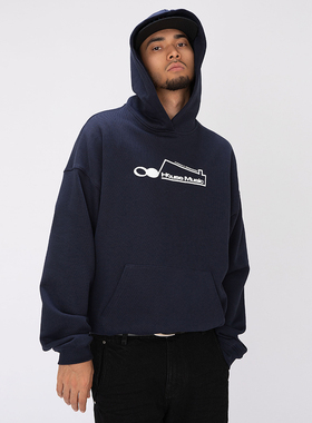 OD/ORANGEDRAGON25冬 音乐系列Housemusic重磅520g棉连帽卫衣帽衫