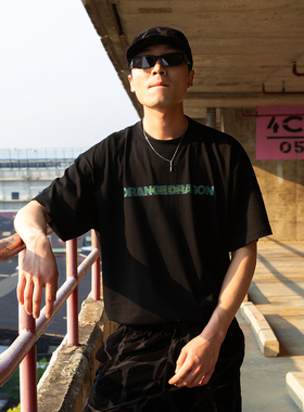 OD/ORANGEDRAGON 2026夏 闪卡logo休闲圆领290g棉抗菌凉感短袖T恤