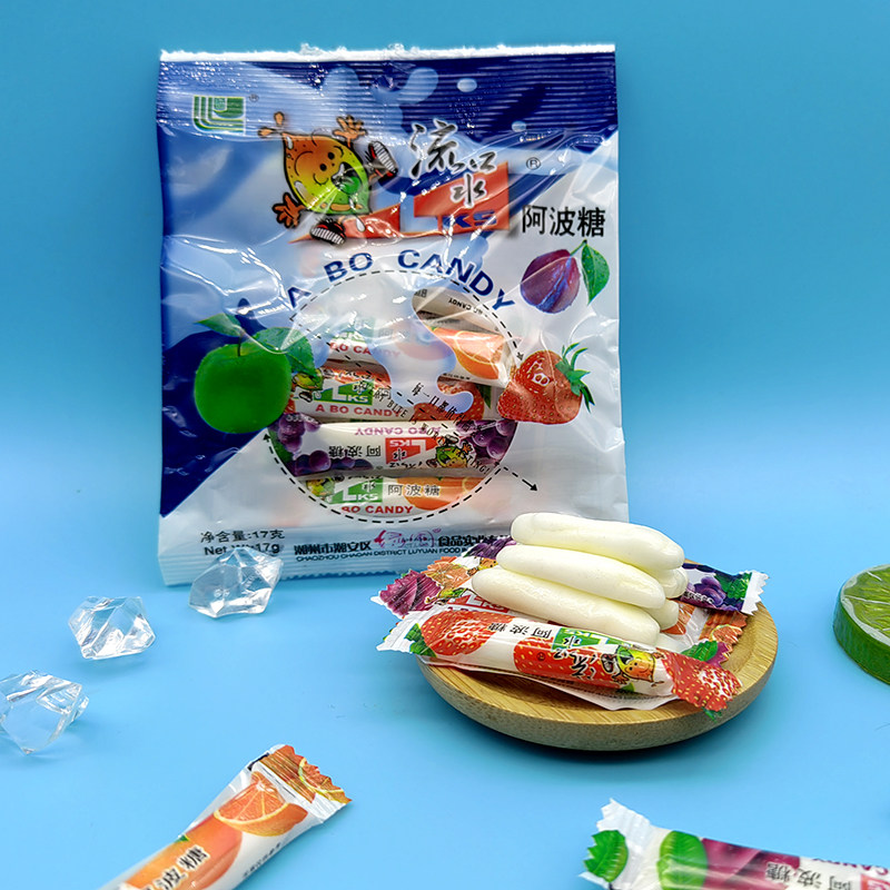 流口水8090后怀旧零食阿波糖童年经典小吃儿时记忆五毛钱小卖部