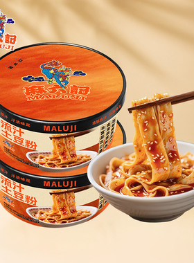 麻六记流汁土豆粉242g*6桶装整箱宽粉方便速食解馋零食夜学生宿舍