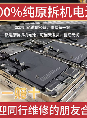 适用于苹果13PM拆机电池14 12mini13 15Promax 16Plus诊断不弹窗